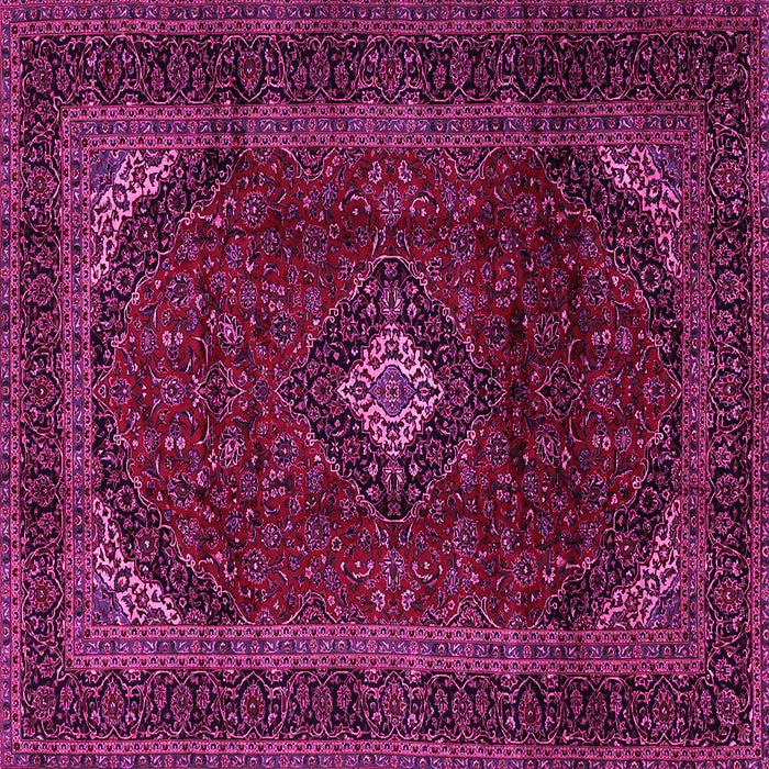 Square Persian Pink Traditional Rug, tr2417pnk