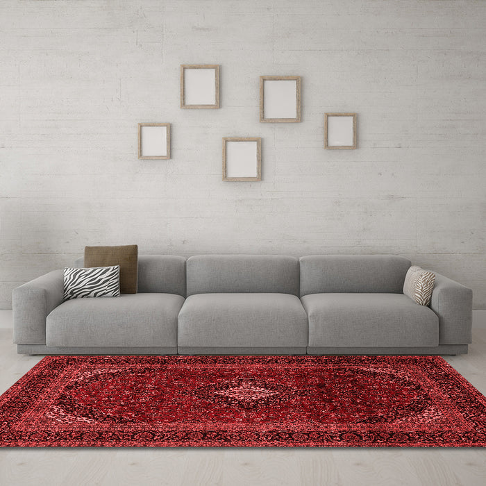 Traditional Red Washable Rugs