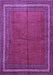 Machine Washable Persian Purple Traditional Area Rugs, wshtr2418pur