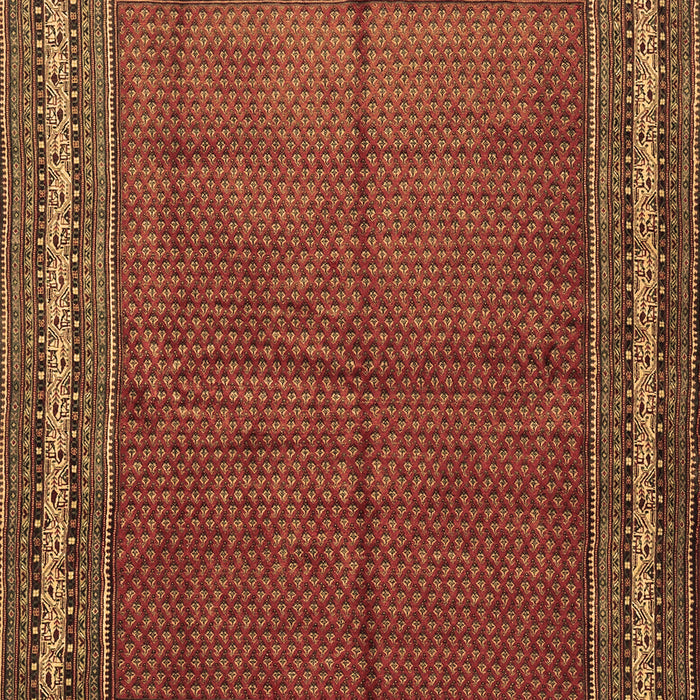 Machine Washable Persian Brown Traditional Rug, wshtr2418brn