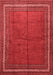 Persian Red Traditional Area Rugs