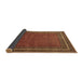 Sideview of Persian Brown Traditional Rug, tr2418brn