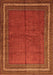 Persian Orange Traditional Rug, tr2418org