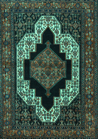 Persian Turquoise Traditional Rug, tr2419turq