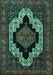 Persian Turquoise Traditional Rug, tr2419turq