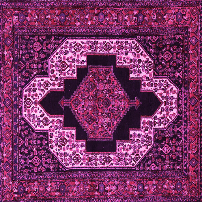 Square Persian Pink Traditional Rug, tr2419pnk