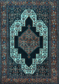 Persian Light Blue Traditional Rug, tr2419lblu