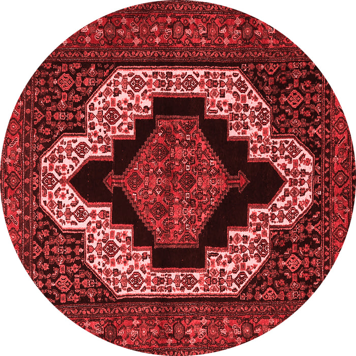 Machine Washable Persian Red Traditional Rug, wshtr2419red