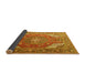 Sideview of Persian Yellow Traditional Rug, tr241yw