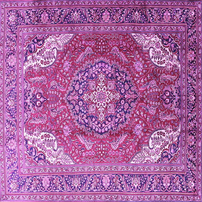 Square Persian Purple Traditional Rug, tr241pur