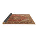 Sideview of Persian Brown Traditional Rug, tr241brn