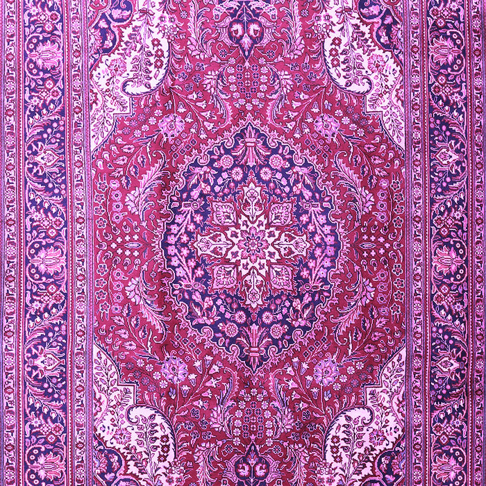 Machine Washable Persian Purple Traditional Area Rugs, wshtr241pur