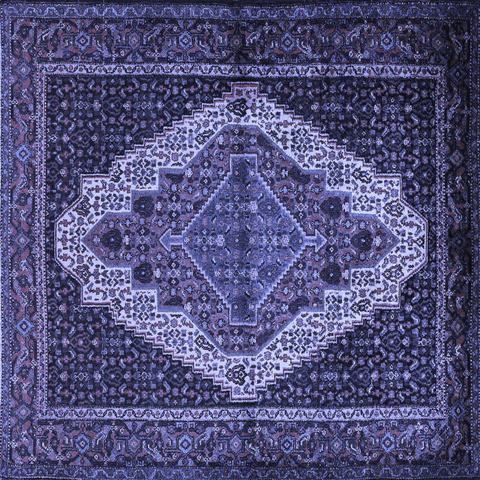 Square Persian Blue Traditional Rug, tr2420blu