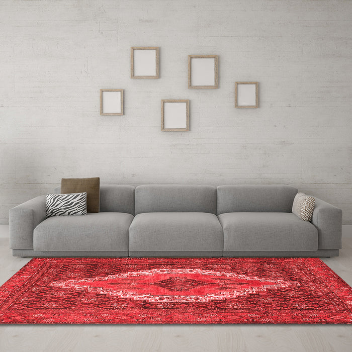 Traditional Red Washable Rugs