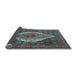 Sideview of Medallion Light Blue Traditional Rug, tr2421lblu