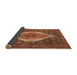 Sideview of Medallion Brown Traditional Rug, tr2421brn