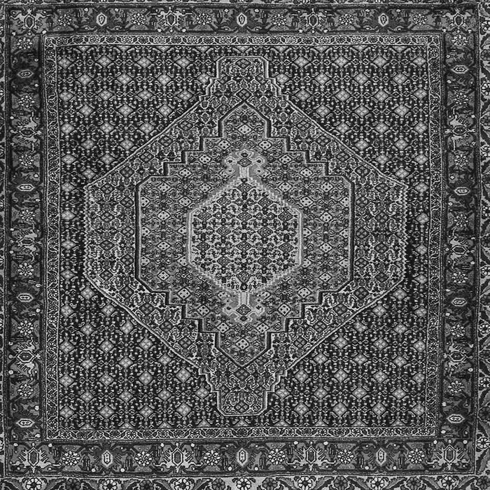 Round Machine Washable Persian Gray Traditional Rug, wshtr2422gry