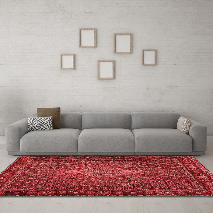 Traditional Red Washable Rugs