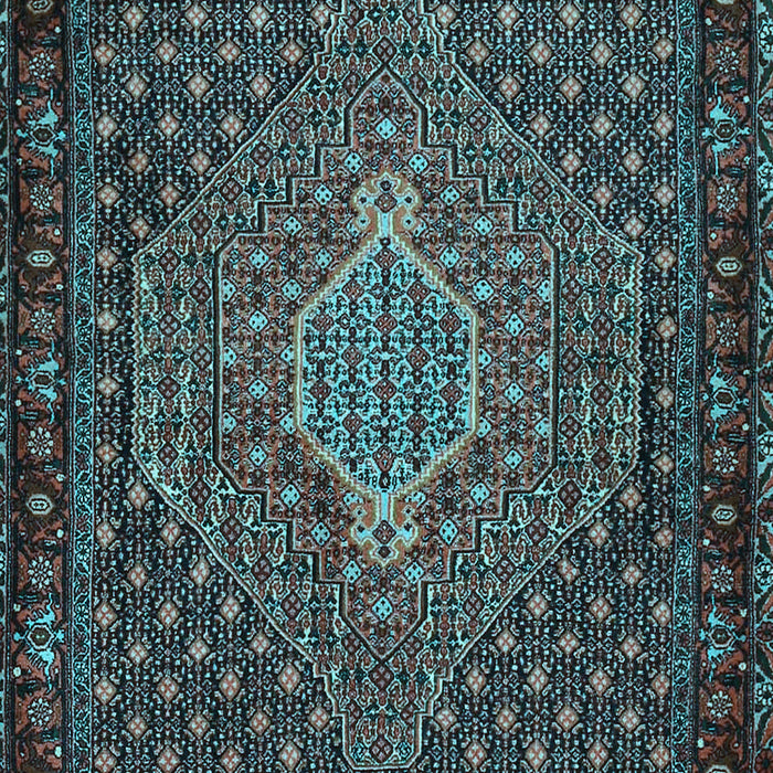 Machine Washable Persian Light Blue Traditional Rug, wshtr2422lblu