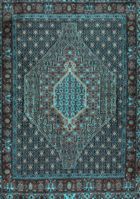 Persian Light Blue Traditional Rug, tr2422lblu