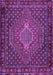 Machine Washable Persian Purple Traditional Area Rugs, wshtr2422pur