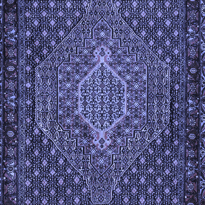 Machine Washable Persian Blue Traditional Rug, wshtr2422blu