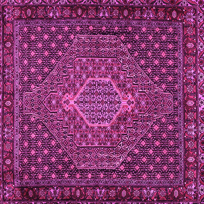 Square Persian Pink Traditional Rug, tr2422pnk