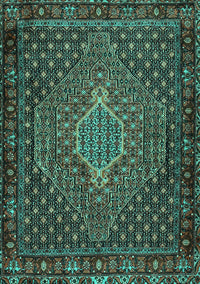 Persian Turquoise Traditional Rug, tr2422turq