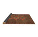 Sideview of Persian Brown Traditional Rug, tr2423brn