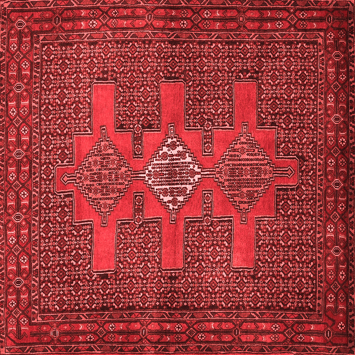 Machine Washable Persian Red Traditional Rug, wshtr2423red