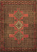 Machine Washable Persian Brown Traditional Rug, wshtr2423brn