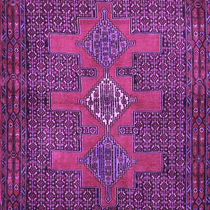 Machine Washable Persian Purple Traditional Area Rugs, wshtr2423pur