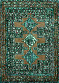 Persian Turquoise Traditional Rug, tr2423turq