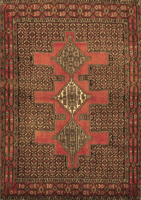 Persian Brown Traditional Rug, tr2423brn