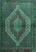 Persian Turquoise Traditional Rug, tr2424turq