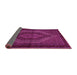 Sideview of Persian Pink Traditional Rug, tr2425pnk