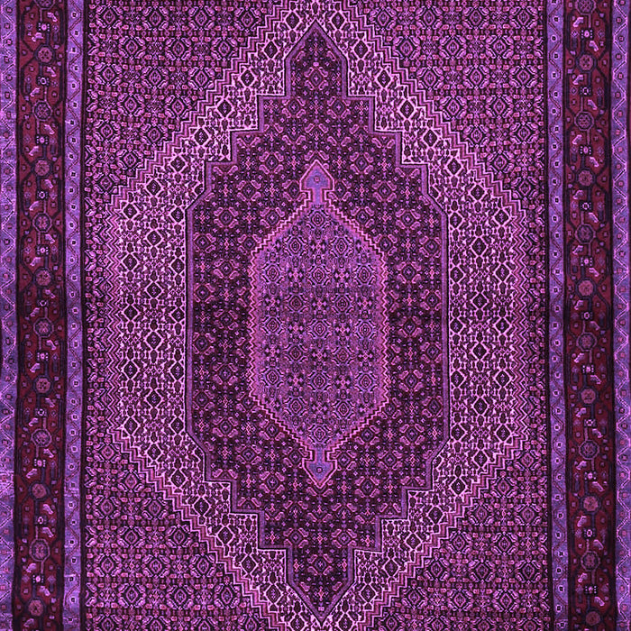 Machine Washable Persian Purple Traditional Area Rugs, wshtr2425pur