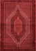 Persian Red Traditional Area Rugs