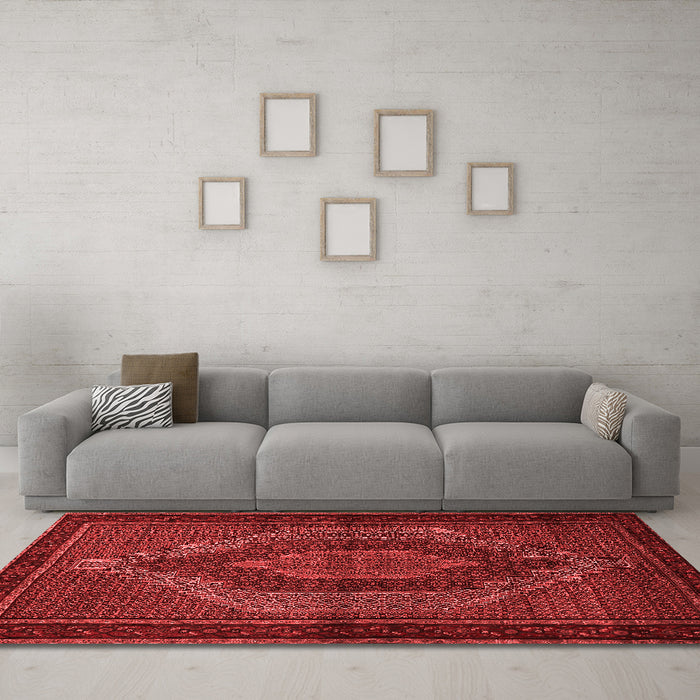 Traditional Red Washable Rugs