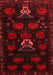 Animal Red Traditional Area Rugs