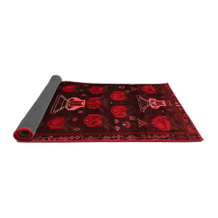 Animal Red Traditional Area Rugs