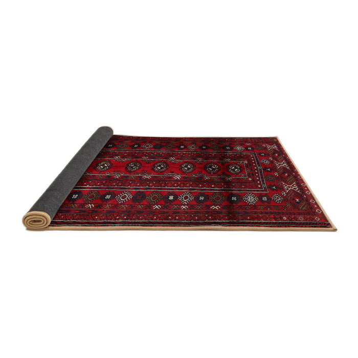 Sideview of Traditional Bakers Brown Persian Rug, tr2427