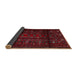 Sideview of Traditional Bakers Brown Persian Rug, tr2427