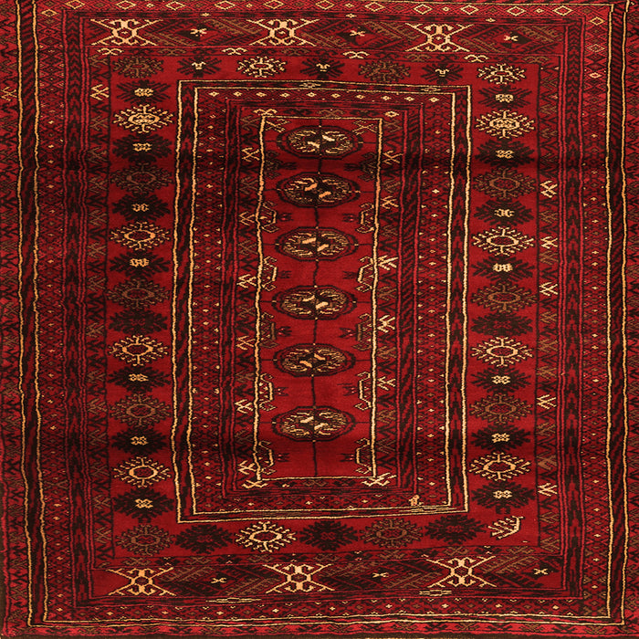 Serging Thickness of Persian Orange Traditional Rug, tr2427org