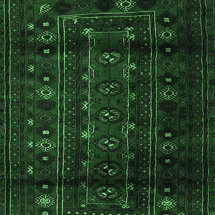 Machine Washable Persian Emerald Green Traditional Area Rugs, wshtr2427emgrn