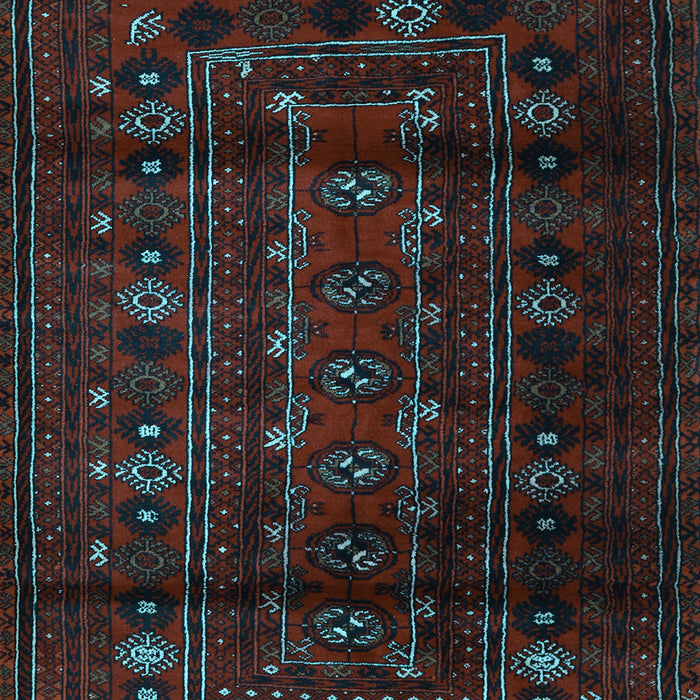 Machine Washable Persian Light Blue Traditional Rug, wshtr2427lblu