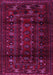 Machine Washable Persian Pink Traditional Rug, wshtr2427pnk