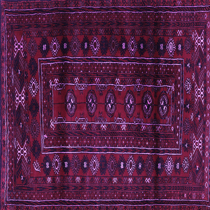 Square Persian Purple Traditional Rug, tr2427pur