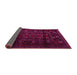 Sideview of Persian Pink Traditional Rug, tr2427pnk