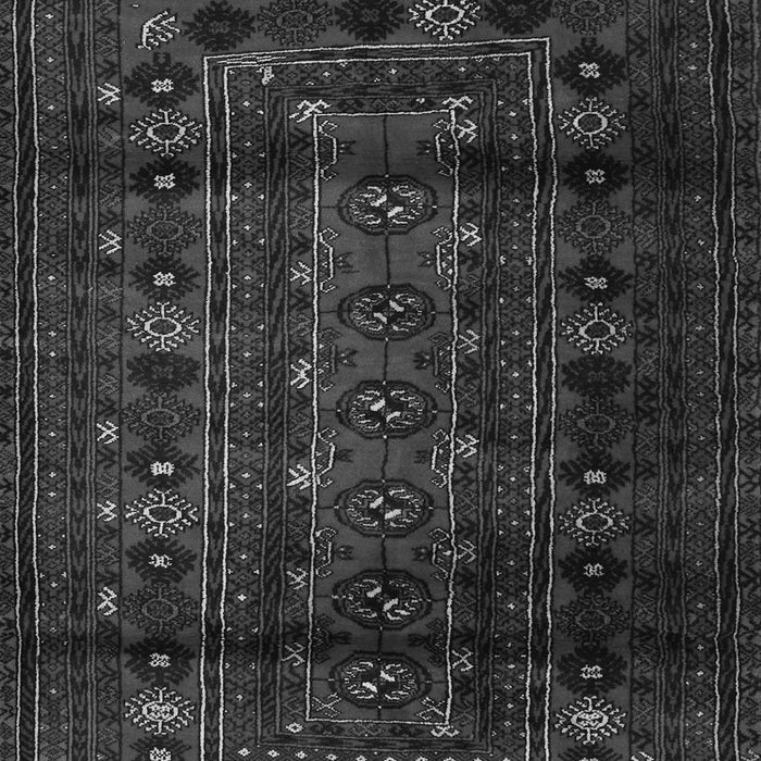 Serging Thickness of Machine Washable Persian Gray Traditional Rug, wshtr2427gry